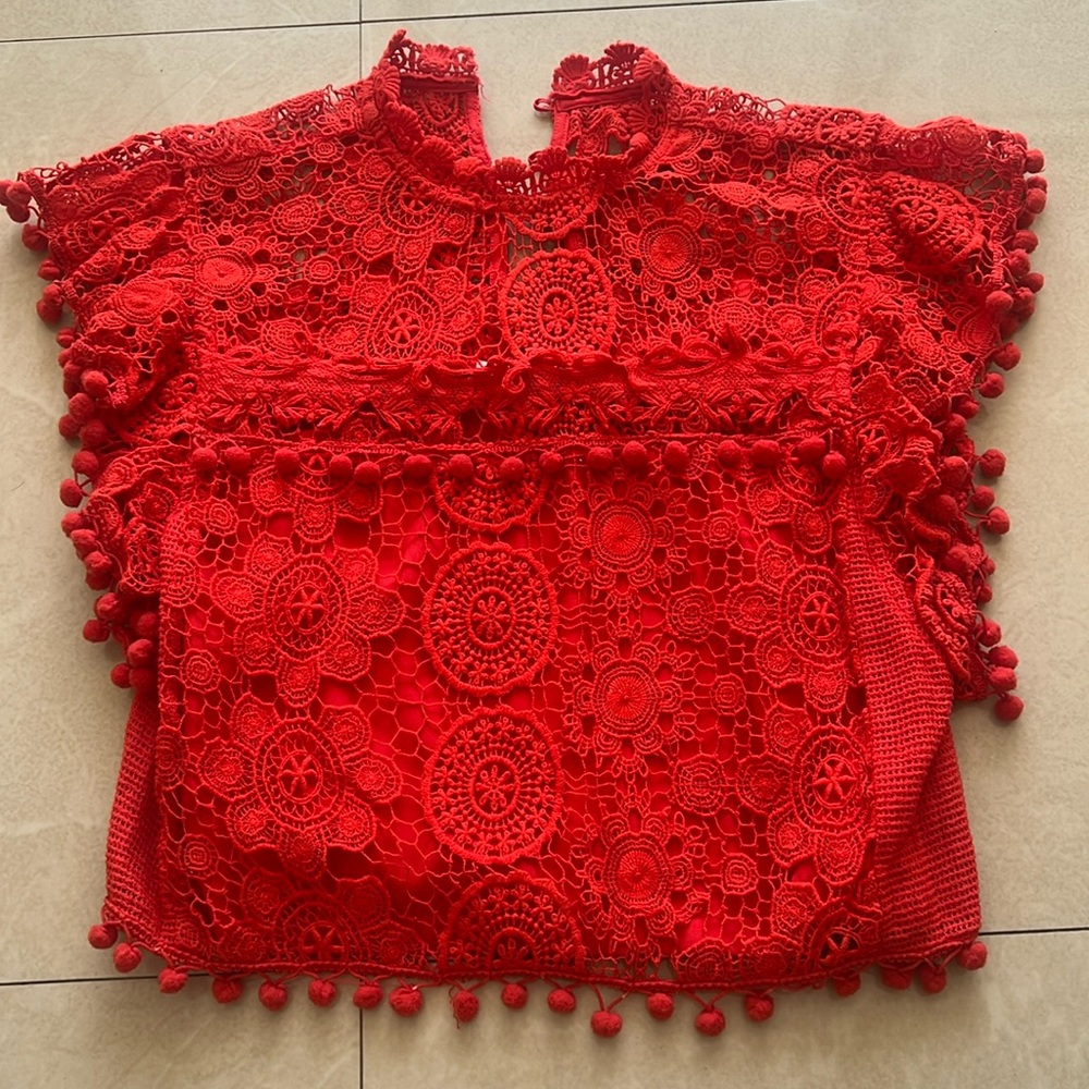 Tularosa red top size XS